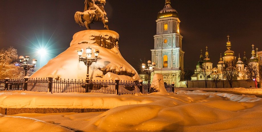 погода, украина, зима, 8 января, снегопад, ветер