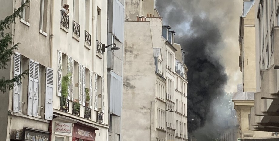 париж, вибух у парижі, вибух у центрі парижа 21 червня