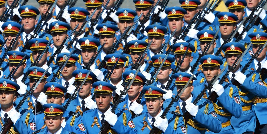 гвардійці на параді