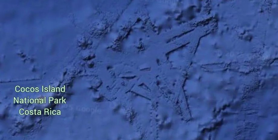 коста-рика, прямокутники, артефакти, океанічне дно