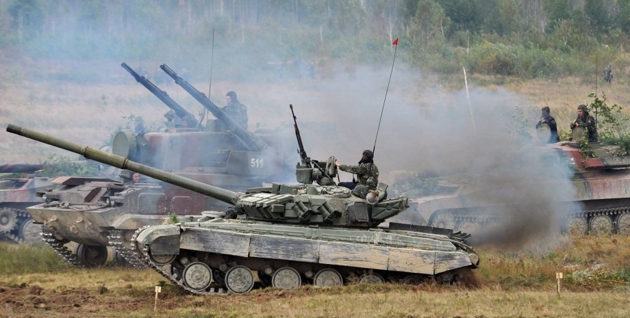 Украинские танки / Фото пресс-службы Минобороны