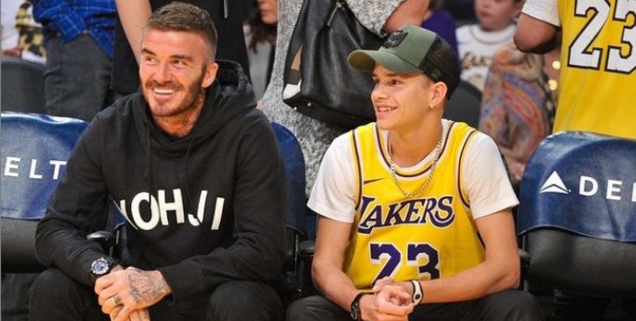 Ромео Бекхэм, Дэвид Бекхэм