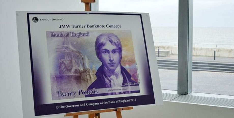 Эскиз новой 20-фунтовой купюры / Фото: Getty images