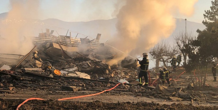 взрыв, греция, кастория, отель