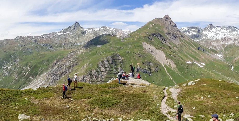 білий водень, альпи, гірський хребет альпи, гірський хребет альпи