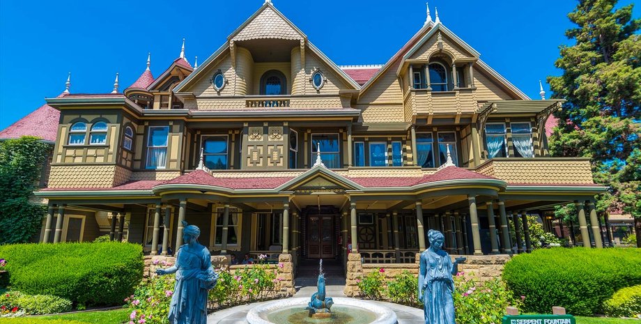 винчестер дом особняк, сара винчестер, дом с привидениями,