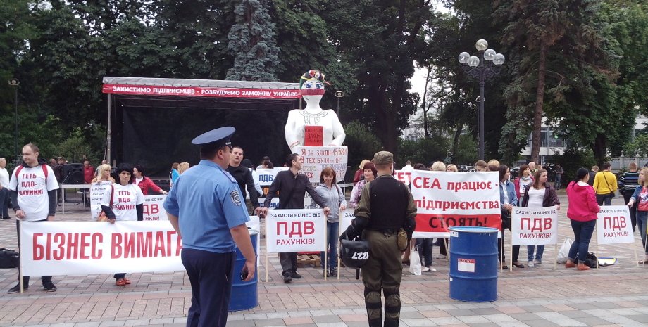 Митинг под Верховной Рады / Фото: "РБК-Украина"