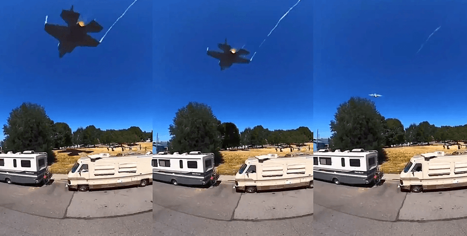 видовищний проліт F-35