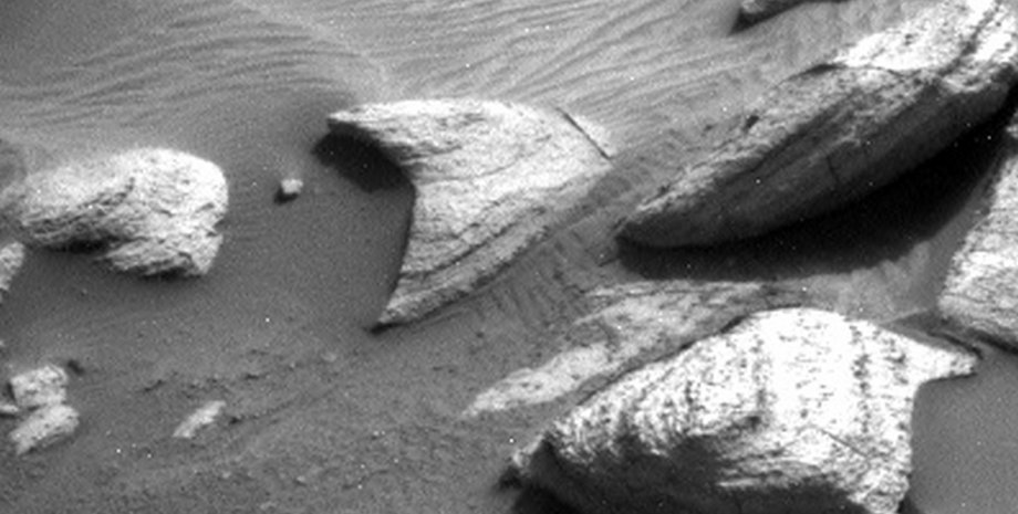 Марс, камень, марсоход Curiosity , Звездный путь