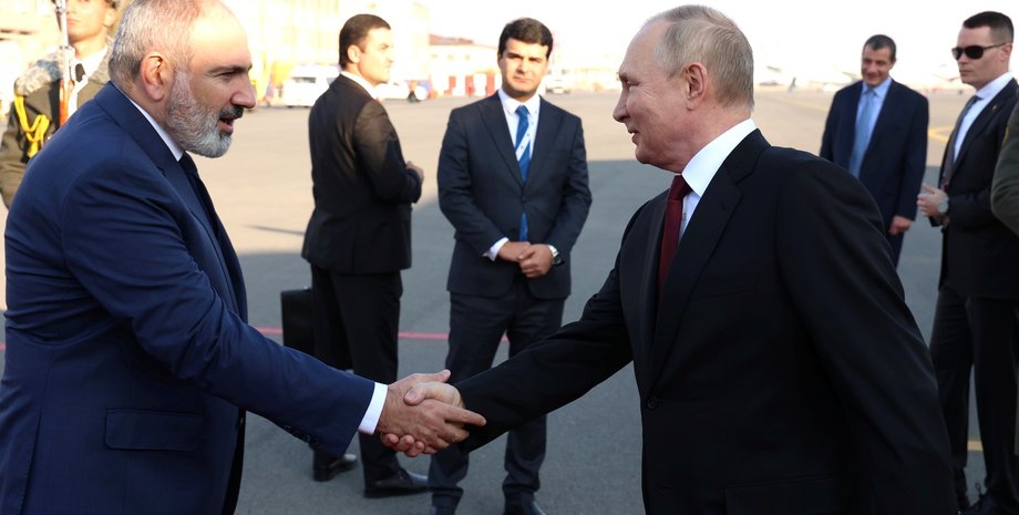 нікол пашинян і володимир путін