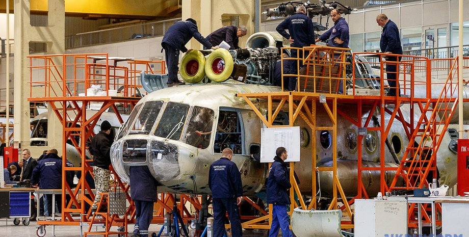 виробництв вертольотів