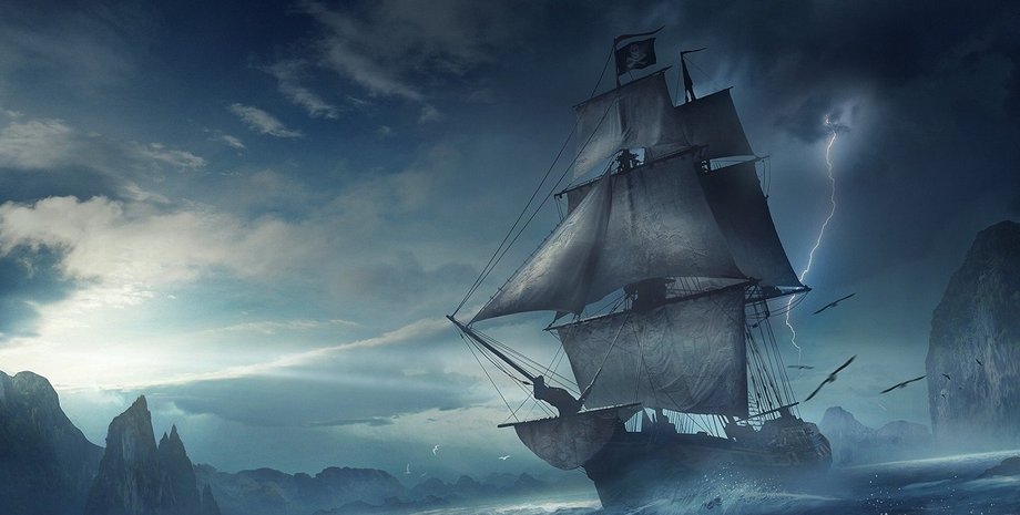 пиратский корабль