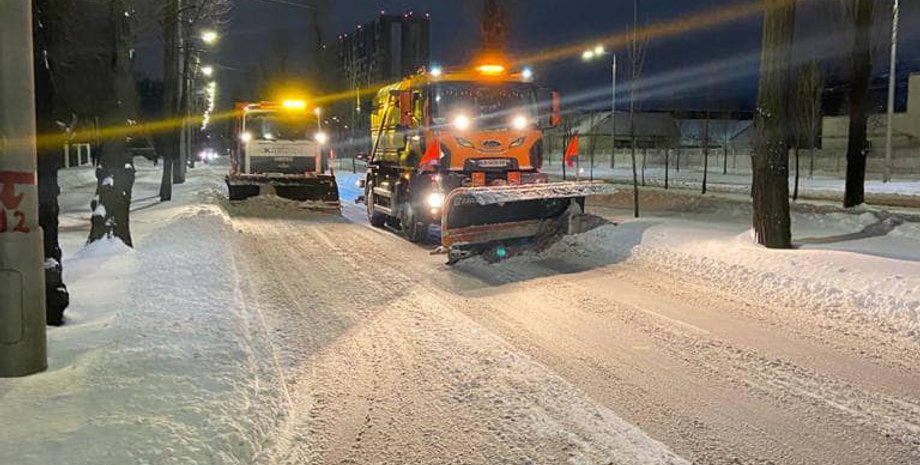 киев, снег, дороги, очистка, фото, погода, прогноз