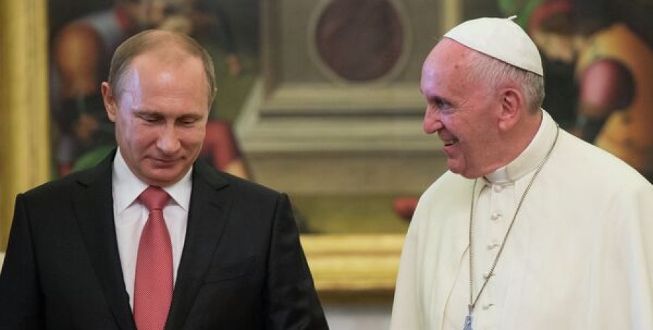 Володимир Путін, Папа Римський, Франциск, Ватикан, Кремль, миротворча місія, війна в Україні