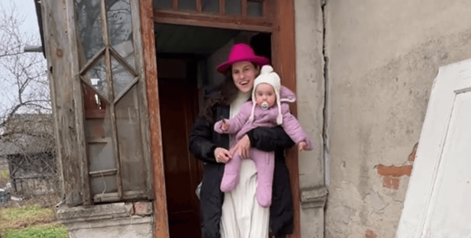 Украинка живет в деревне