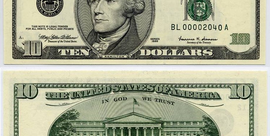 10-долларовая купюра
