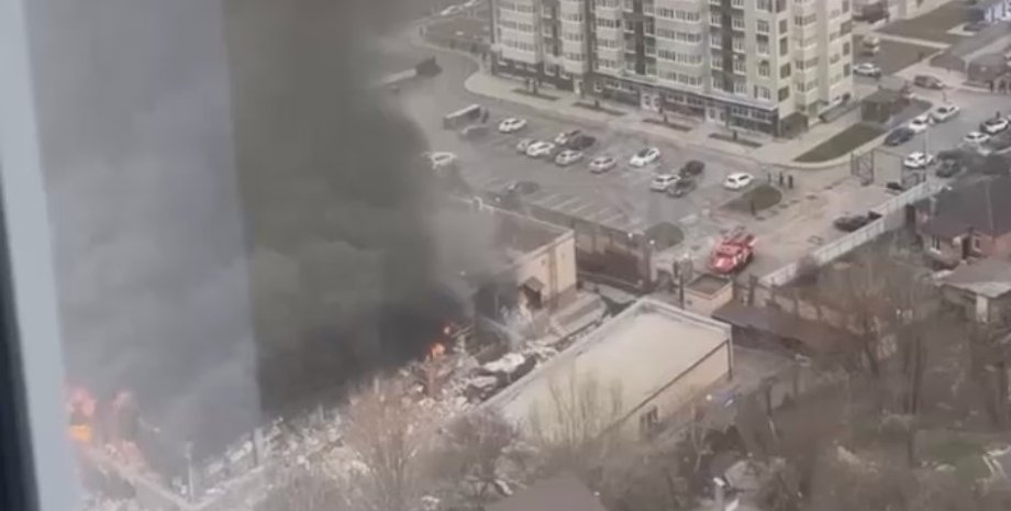 Пожар в Ростове-на-Дону, фото