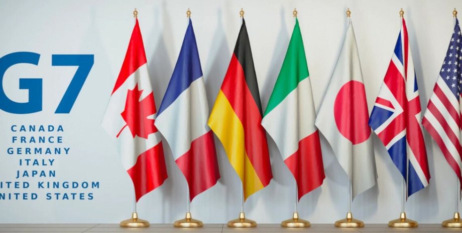 Флаги стран Большой семерки, фото