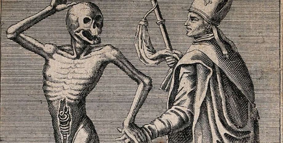 "Пляска смерти" , Жак-Антуан Човин. Wellcome Collection