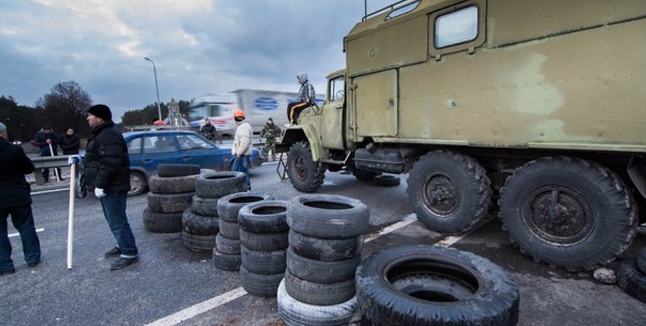 Блокпост времен Евромайдана / Фото: vk.com/public62043361