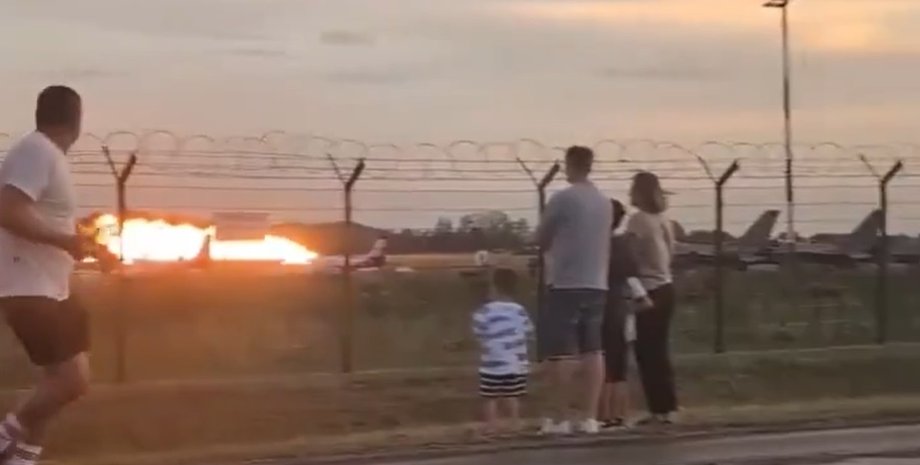 Многоцелевой истребитель F-16 разбился в Польше