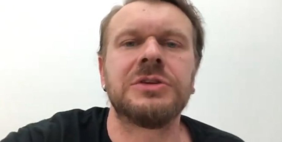 Фото: скриншот из видеообращения Положинского/Facebook