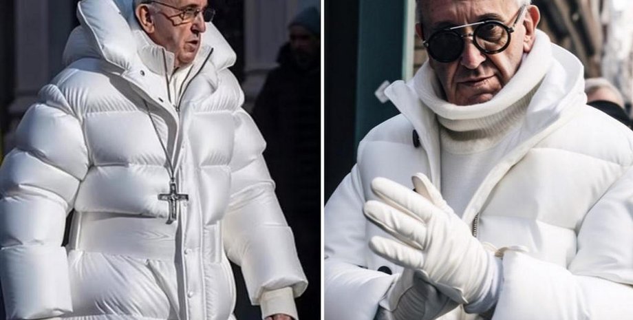 фейк, підробка, папа римський, нейромережа, штучний інтелект