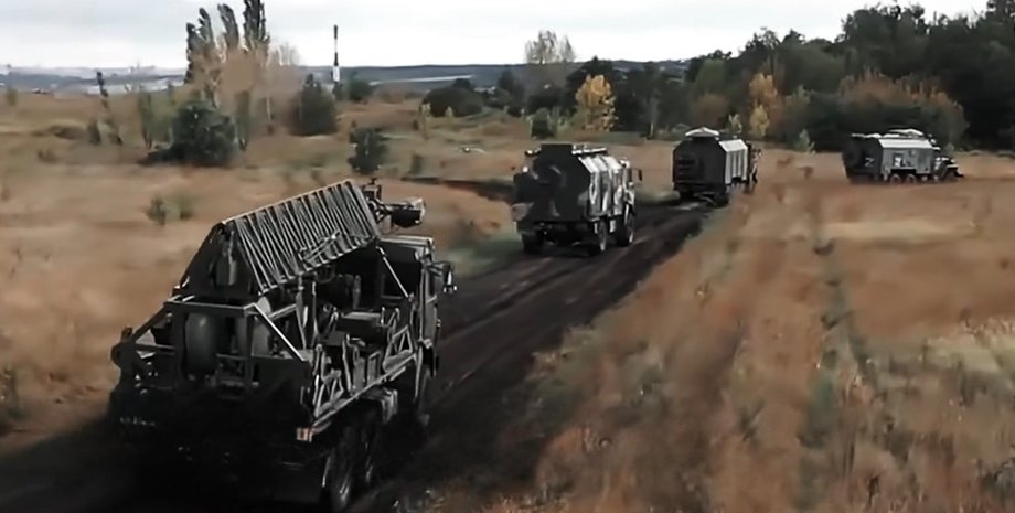 фото установки Р-416Г-МС ЗС РФ на фронті в Україні