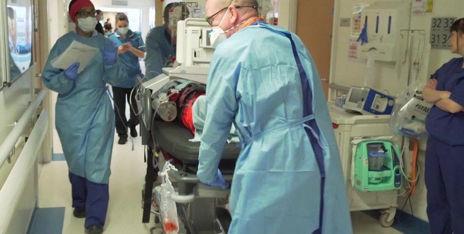 коронавирус, больница, великобритания, фото