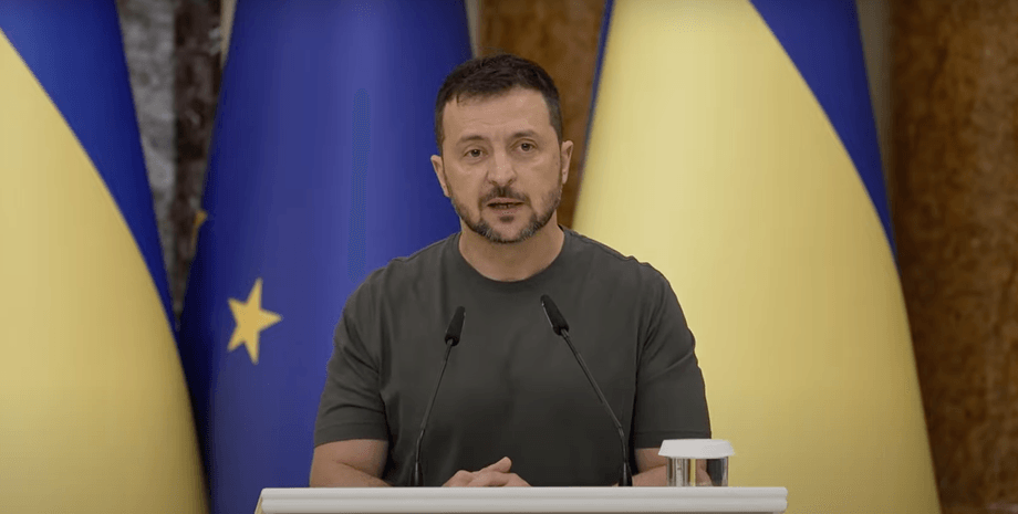 Владимир Зеленский о символическом членстве Украины в ЕС Владимир Зеленский о вступлении Украины в ЕС