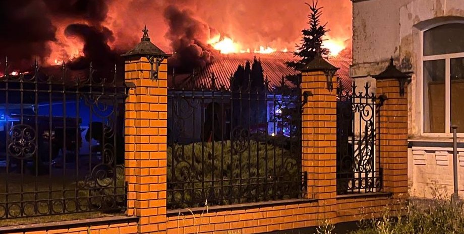 курская область, завод, пожар