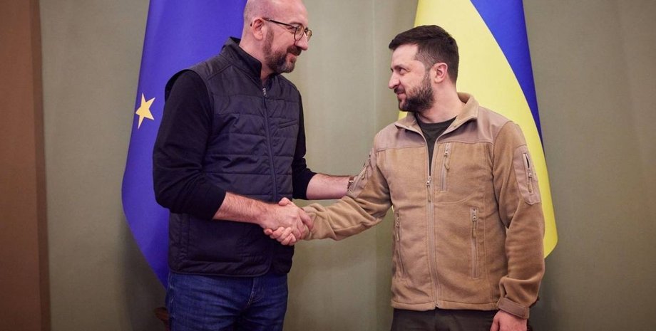 Володимир Зеленський, Шарль Мішель, президент України, голова Євроради, Україна в ЄС