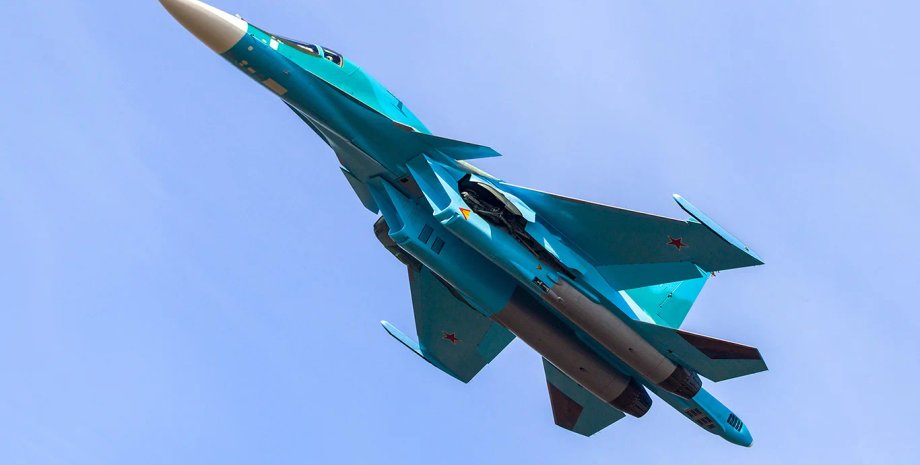 Истребитель Су-34 многоцелевой самолет ВКС авиация