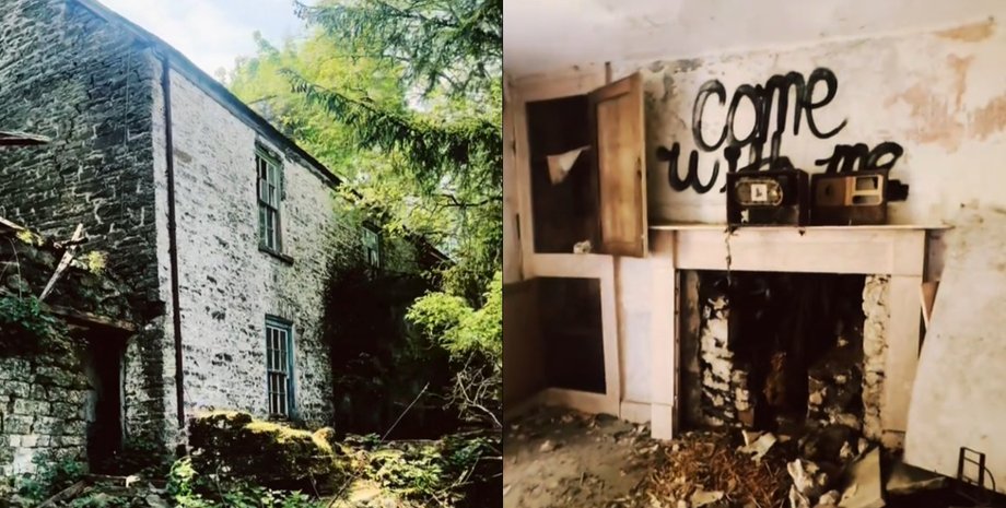 Чоловік знайшов покинутий фермерський будинок у селі, який перебуває під загрозою руйнування