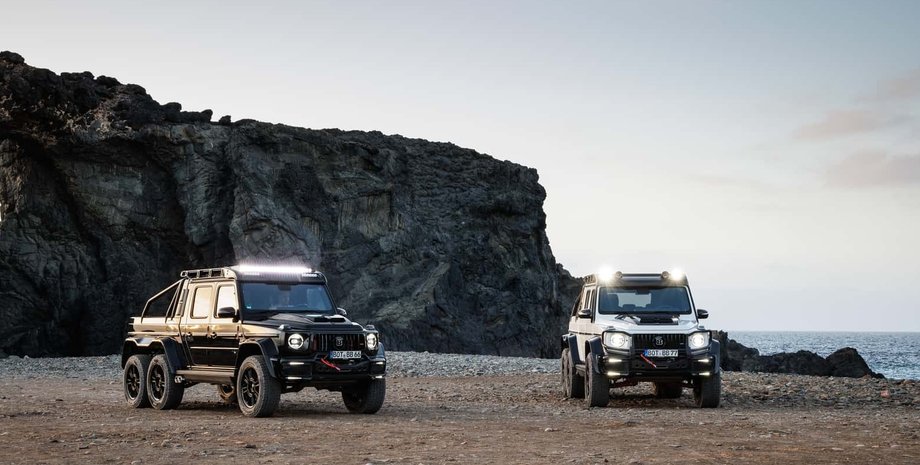 Шестиколесный гелендваген, Mercedes G-Class, Brabus XLP, тюнинг Гелендвагена