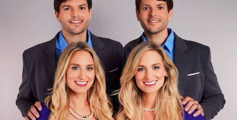 Сестры-близняшки Бриттани и Бриана, идентичные внешне братья Джош и Джереми Сейлеры, женитьба, брак, рождение детей