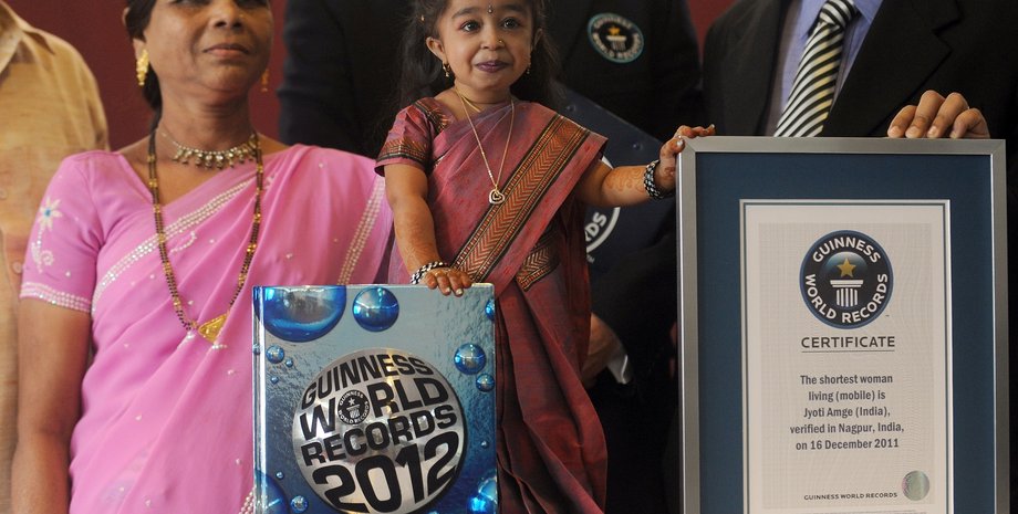 Джіоті Амджі, рекорд, книга рекордів гіннеса