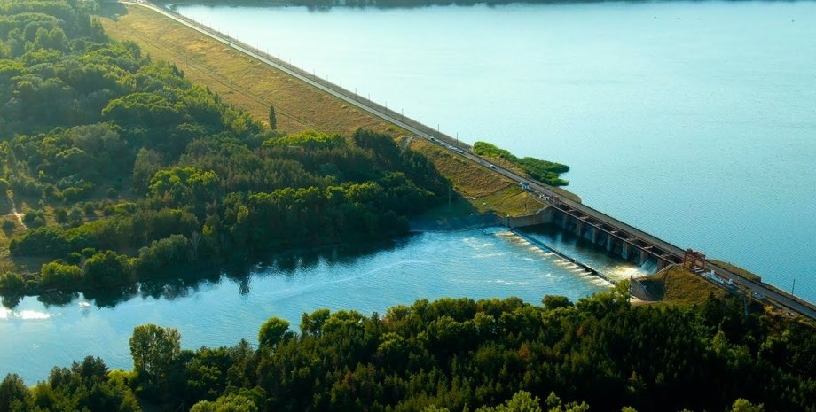 Печенізьке водосховище. Вид згори. печенізьке водосховище, вода, харків, екологічна катастрова, іван тимочко