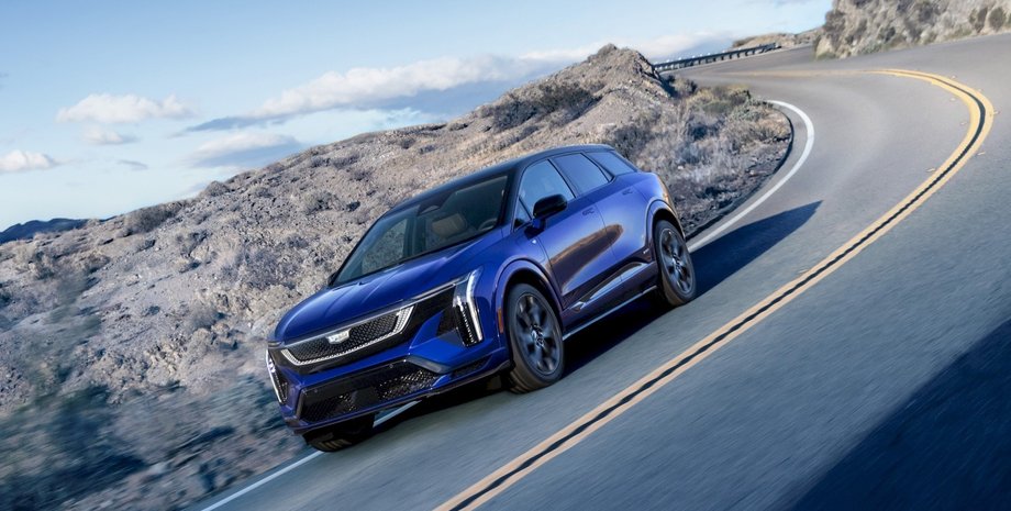 Cadillac Optiq-V, Cadillac Optiq, новый Cadillac Optiq, электромобиль Cadillac, кроссовер Cadillac