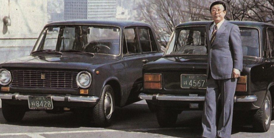 Kia 124, Fiat 124, ВАЗ-2101 Жигули, ВАЗ-2101
