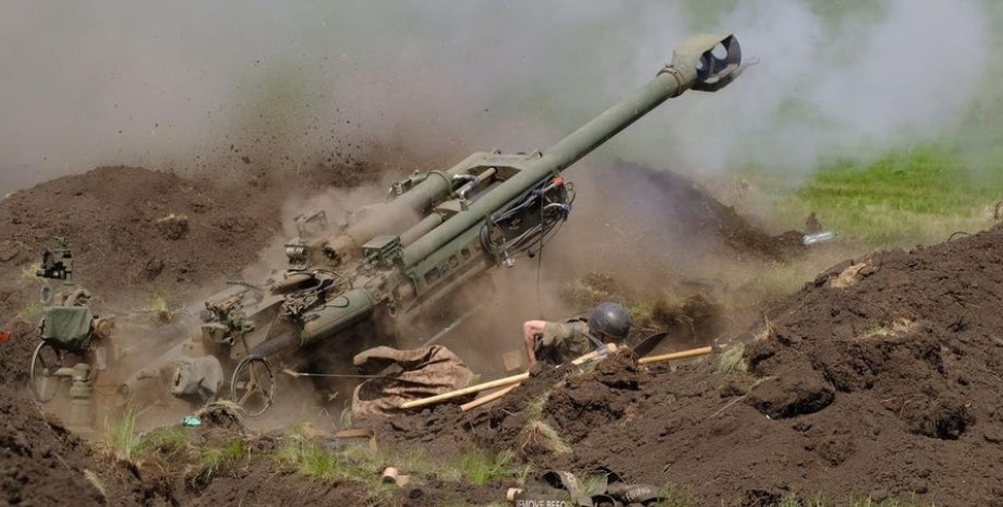 Изображение украинского военного на фронте