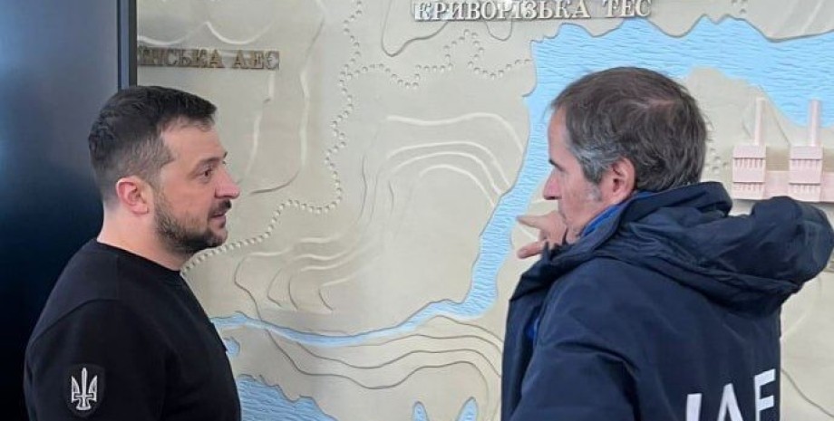 Рафаэль Гросси в Украине, визит Зеленского в Запорожску область