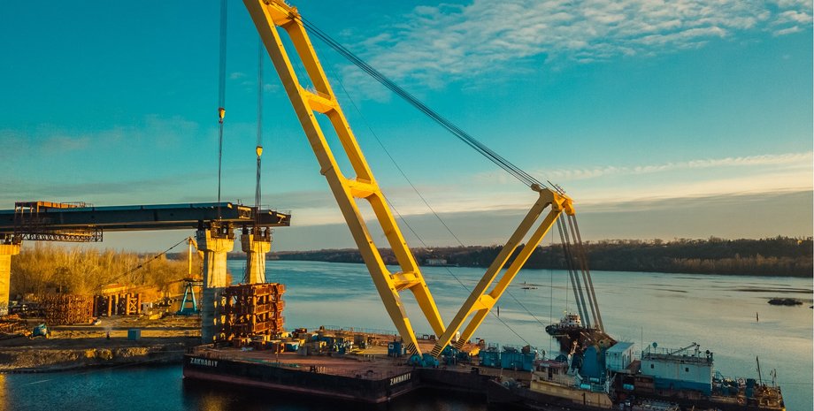 крупнейшик кран в европе, кран "захарий" в запорожье