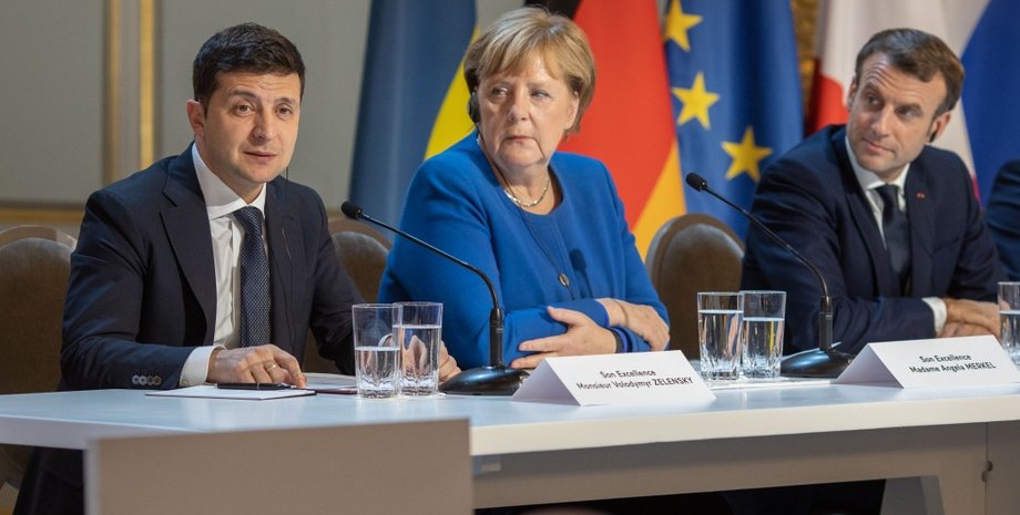 зеленский, владимир зеленский, меркель, ангела меркель, макрон, эммануэль макрон