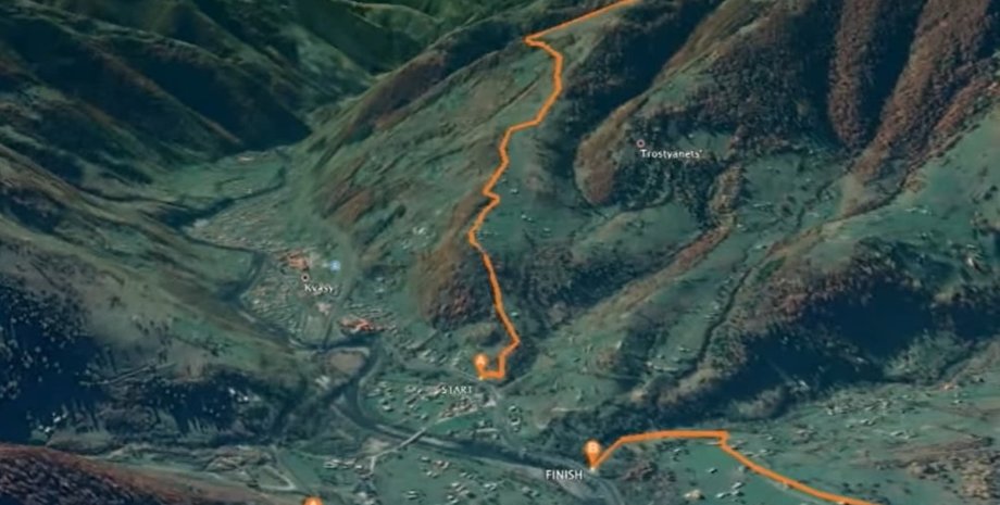 Карпаты, маршрут