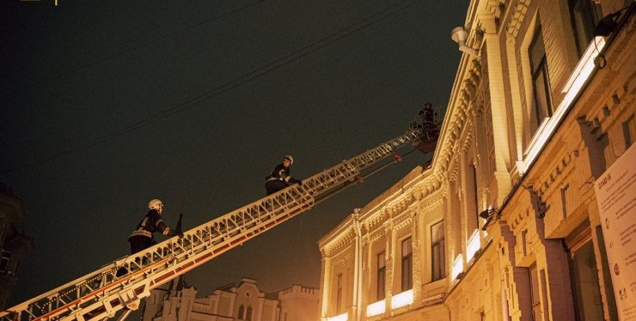 бар Гнездо, пожар, загорелось заведение в Киеве