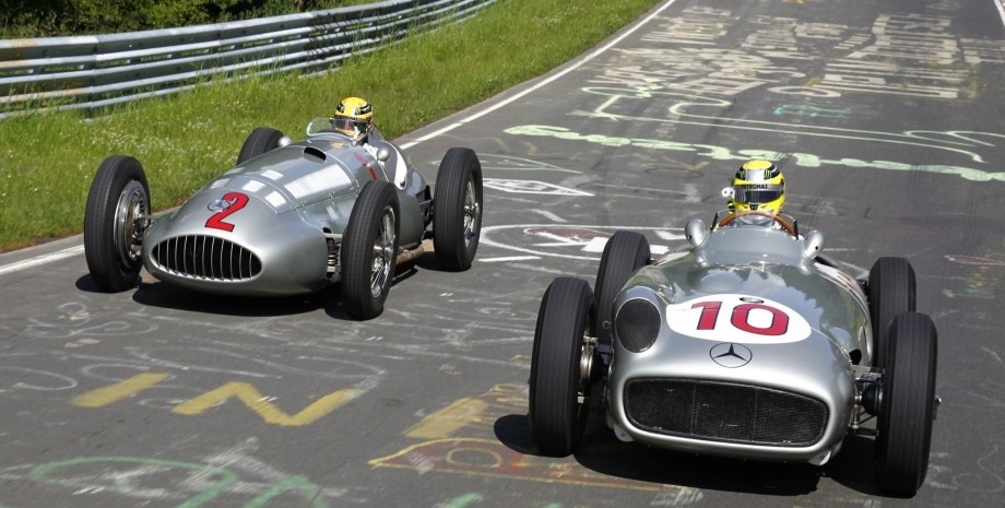 Mercedes Silver Arrows Mercedes Silver Arrows, срібні стріли, Mercedes W25, Mercedes W125, Mercedes W196