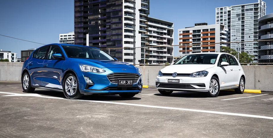 vw golf ford focus, Volkswagen Golf, Ford Focus, авто с пробегом, Подержанные авто