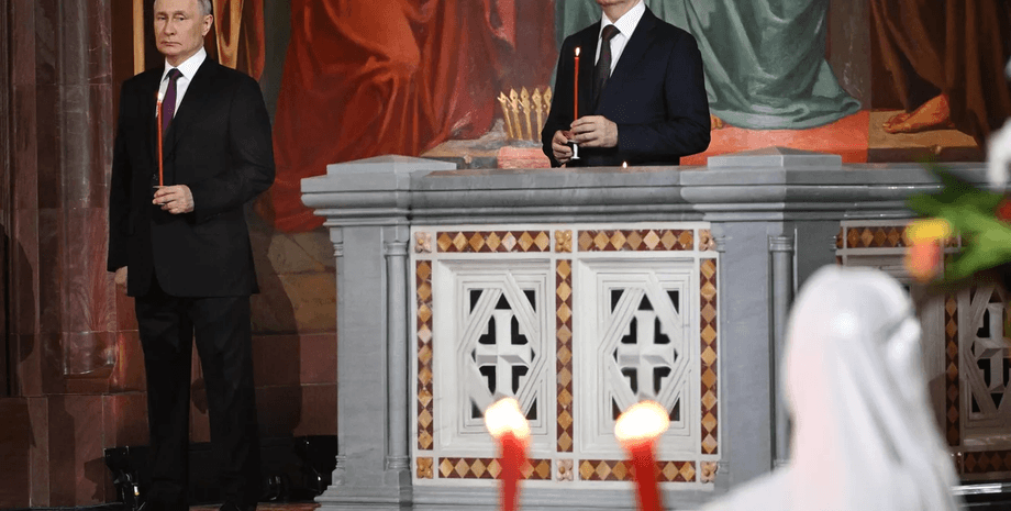 Владимир Путин, богослужение в храме Христа Спасителя, Путин в храме Христа Спасителя