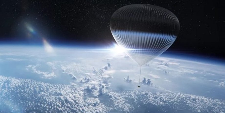 Воздушный шар, стратосфера Земли